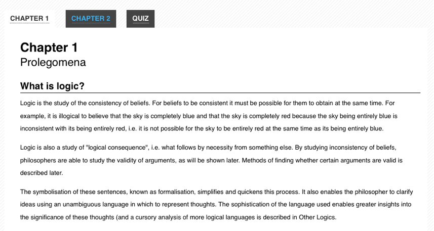 選項卡小部件的螢幕截圖